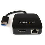 StarTech.com Universal USB 3.0 dockingstation met HDMI - USB 3.0 naar GbE-adapter (USB31GEHD)