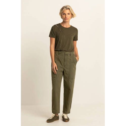 Expresso T-shirt olijfgroen