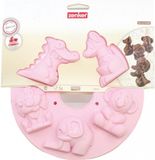 Zenker Bakvorm Silicone Dieren 3D Vorm Roze 20.7x5cm