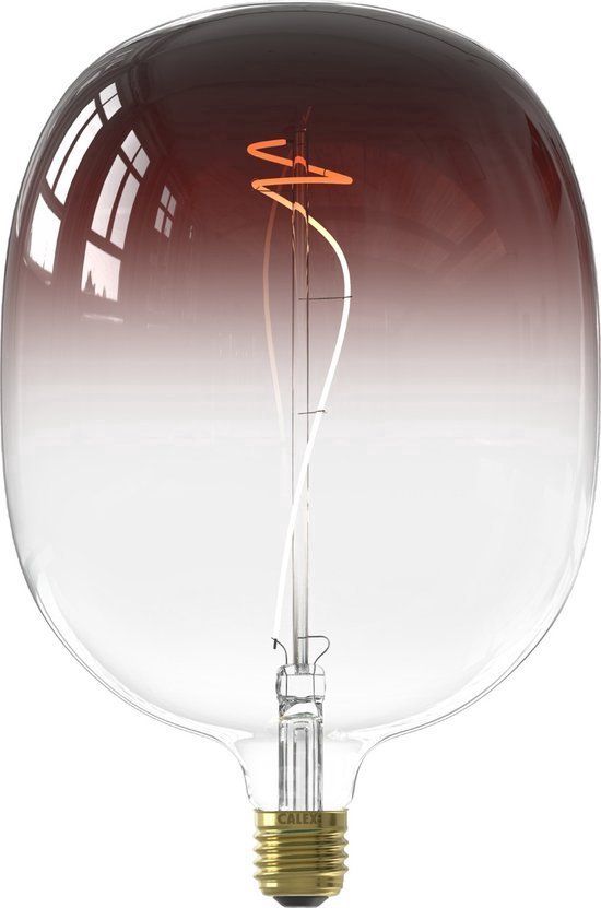 Calex Avesta Colors Marron LED Lamp E27 Filament 5W - Dimbaar - Warm Wit