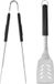 KITCHENCRAFT MASTERCLASS MasterClass Barbecue Tongs & Turner, Set van 2 Roestvrijstalen Keukengerei met Lange Hittebestendige Handgrepen voor Buiten Grillen