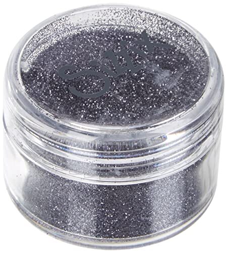 Sizzix Biologisch afbreekbare fijne glitter 663871, straatsteen, zilver, eenheidsmaat