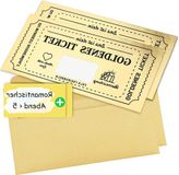 Allecto Plus - 2x Gouden Ticket Cadeaubon Met Krasstickers