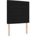 Prolenta Maison Exclusive - Boxspringbed met matras, zwart, met LED-verlichting, 90 x 200 cm, gestoffeerd