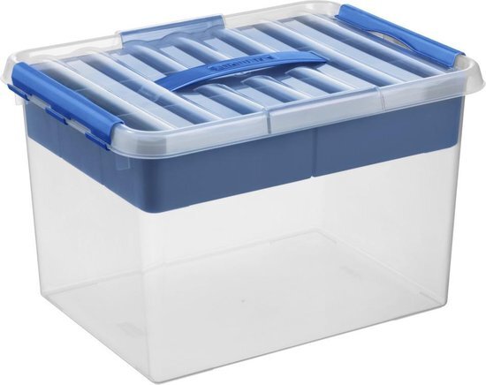 Sunware Q-line MultiBox 22L - transparant/blauw
