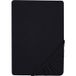 BIBERNA Drap housse en coton fin jersey, hauteur de bonnet jusqu'à 22 cm. (Noir, 180-200 x 200 cm)