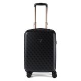 GUESS trolley Latona 18 In 8-Wheeler Coal Logo donkergrijs 53cm