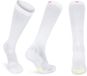 DANISH ENDURANCE Compressiekousen Dames & Heren - 21-26 mmHg - Wit - Maat 43-47 - 1 paar
