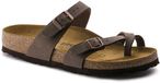 Birkenstock Mayari Dames Teenslipper Bruin Leer/Synthetisch Maat 44