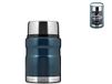 Lunchbox Blauwe roestvrijstalen lunchbox 18/10 0,5 l