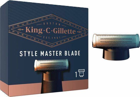King C. Gillette StyleMaster - 4D Scheermesje - Zwart