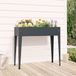 vidaXL Plantenbak 100,5x40,5x90 cm gegalvaniseerd staal