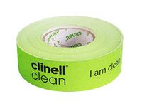 Clinell Indicator Tape - Sanitatieprocedure Indicator Tape - 100 m Rol - Wordt geleverd met Pen, geen Sticky Residu - Groen I Am Clean Tape