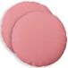 vidaXL - Taie d'oreiller - 2 pièces - HEERLEN - Rose - Ø 30 cm - Coton satiné