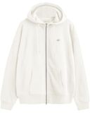 GANT SHIELD ZIP HOODIE Sweat vest - Katoenmix - Ecru - Maat XL