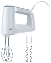 Braun HM 3100 WH Handmixer - Wit - 500W
