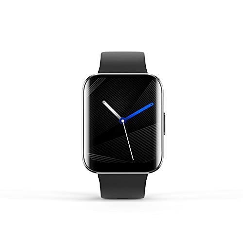 BAUNZ smartwatch voor dames en heren, bluetooth met oproepen - 43 mm display 801007 zwart