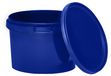 BenBow Seau avec couvercle 0,5L bleu