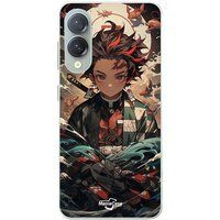 Samsung Galaxy S25 Edge Hoesje met Demon Slayer Tanjiro anime manga