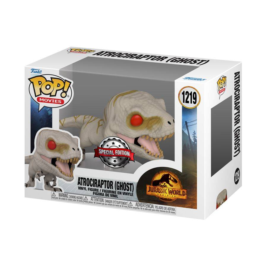 Funko Pop! - Jurassic World 3 Atrociraptor (Ghost) #1219