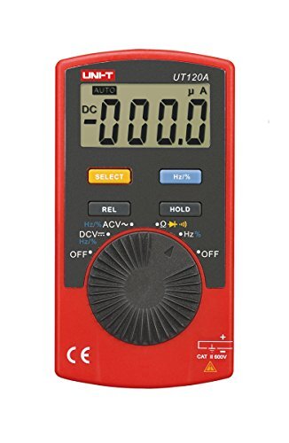 UNIT UT120A/MIE0143 digitale multimeter, rood/zwart