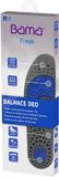 Bama Balance Deo voetbed, inlegzolen met ademende, antibacteriële hoes voor meer frisheid, unisex, zwart - 36
