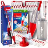 Vileda Spray Mop met Microvezel - 40cm - Grijs-rood