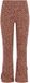 B.Nosy flared broek met panterprint - bruin