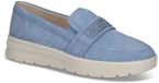 Caprice Dames Instappers 9-24700-46 Blauw Leer G-breedte Maat 38 EU