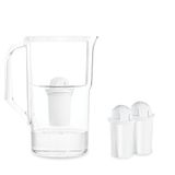 Wessper Waterfilterkan 2,8 L, met 2 Filters Classic – Wit
