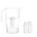 Wessper Waterfilterkan 2,8 L, met 2 Filters Classic – Wit