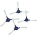 vhbw 4x Seitenbürste kompatibel mit Rowenta Smart Force Extreme RR7145WH, RR7157 Saugroboter