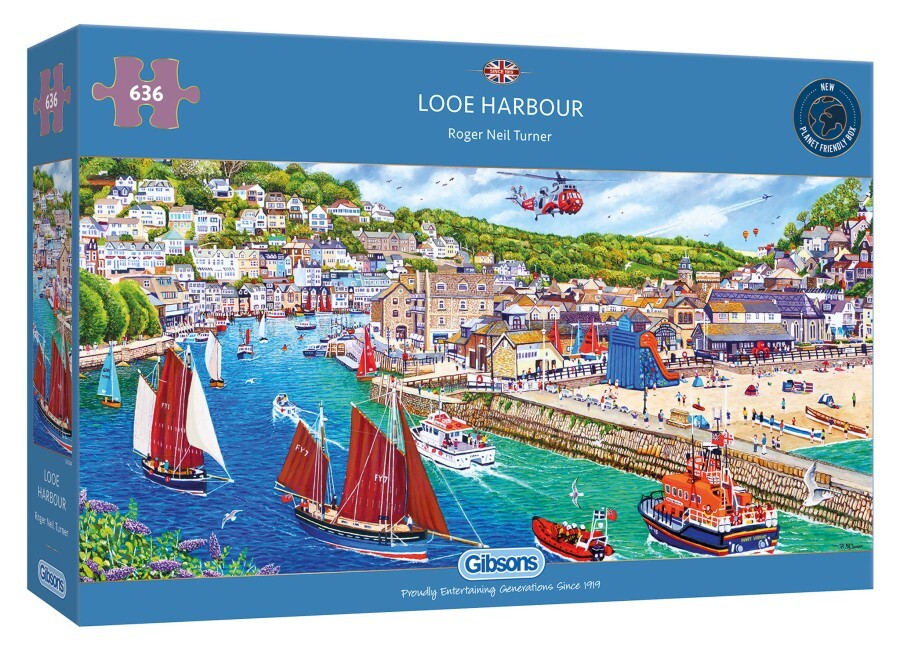 Gibsons Looe Harbour Puzzel (636 stukjes)