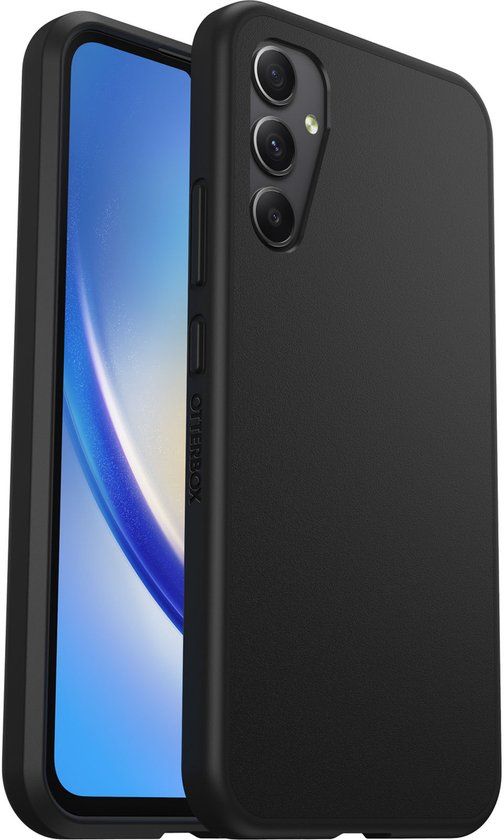 OtterBox React Back Cover - Black for Samsung Galaxy A34 5G
