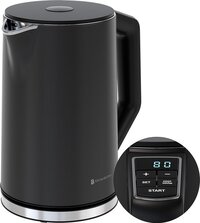 KitchenBrothers Waterkoker - Elektrisch - 1,5L - 2200W - Zwart