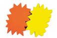 APLI 100403 - Flitsborden 120 x 80 mm geel en fluorescerend oranje 50 u.