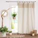 HomeMaison Gordijn met macramépatroon SAMYA, 140 x 240 cm, Katoen, Beige
