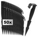 Crochets de fixation pour tuyaux d'irrigation - 50 pièces - Noir