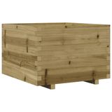 VidaXL Plantenbak 70x70x49,5 cm geïmpregneerd grenenhout