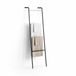 Relaxdays Handdoekladder - 40 cm breed - metaal - badkamer - zwart