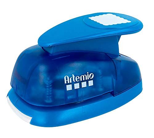 Artemio 5 cm grote motiefpons, hoekige rozet, blauw - 5414135132836