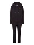 PUMA Trainingspak met capuchon voor Dames, Zwart, Maat XL