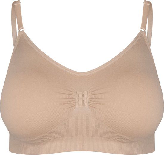 MAGIC Bodyfashion Comfort Bra With Spaghetti Straps Beha - Cappuccino - Maat L