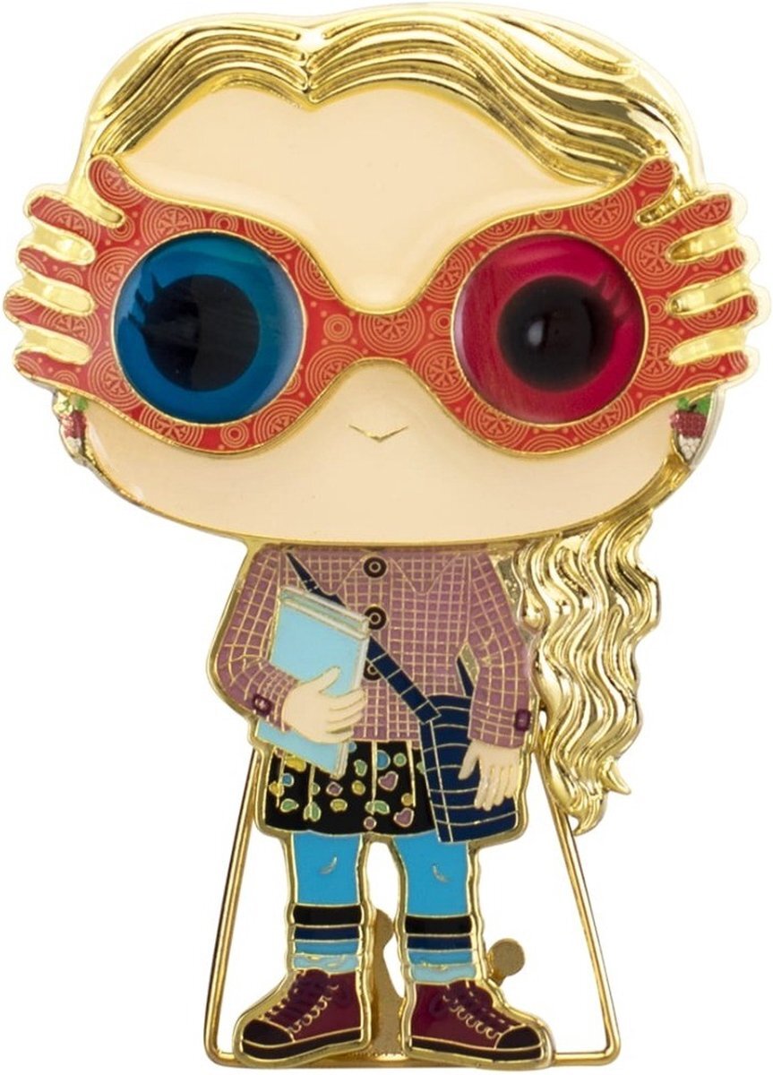 Funko HPPP0022 Loungefly Large Pop! Pin - HARRY POTTER: LUNA LOVEGOOD GROUP