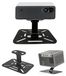 Support de projecteur, rotatif à 360°, 1/4 pouce, pour mur/plafond, noir
