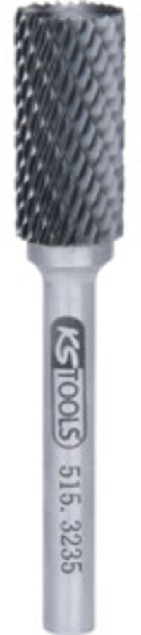 KS Tools KS Tools HM cilindrische freesstift vorm A met vlakke vertanding, 12mm Aantal:1
