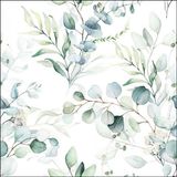 Ambiente Lunch Servetten Eucalyptus all over - 33x33 cm