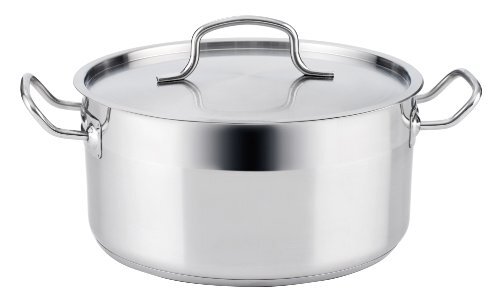 Quid Cook INOX Basika braadpan, roestvrij staal 30 x 14,5 cm