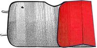 Concorde Auto zonnescherm - rood - aluminium - L60 x B130 cm