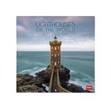 Legami - Wandkalender 2025, grote wandkalender 30 x 29 cm, 12 maanden en jaarplanner, ruimte voor notities en notities, 6 talen, sterrenbeelden en internationale feestdagen, lighthouses